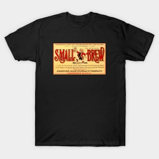 Small Brew Vintage Beer Label T-Shirt